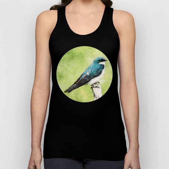 Blue Bird Unisex Tank Top