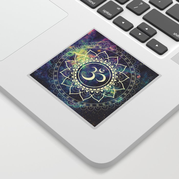 Om Mandala : Deep Pastels Galaxy Sticker