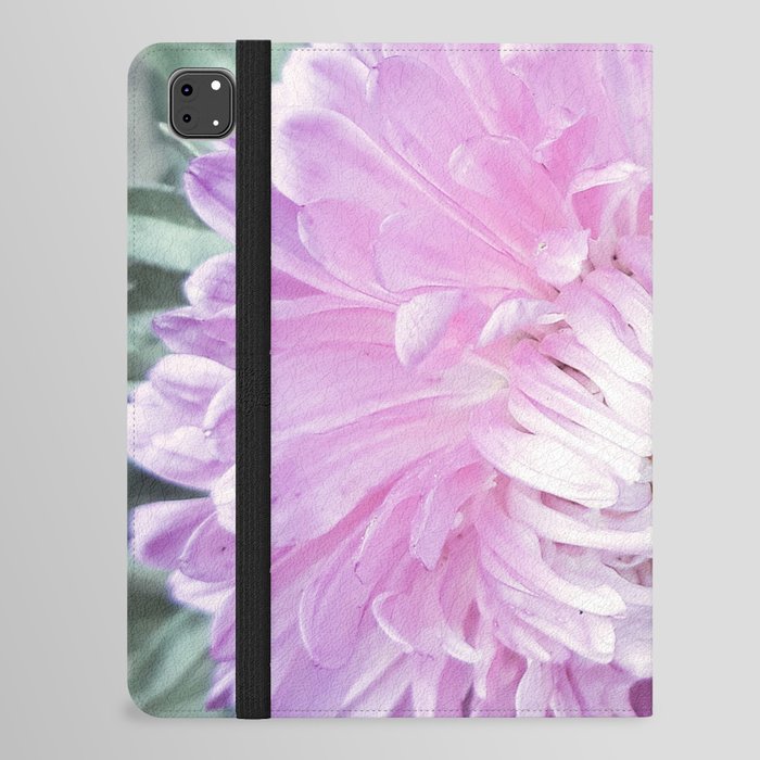 Retro pastel purple garden Chrysanthemum iPad Folio Case
