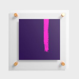 Brushstroke Purple & Pink - Minimalist Design Floating Acrylic Print