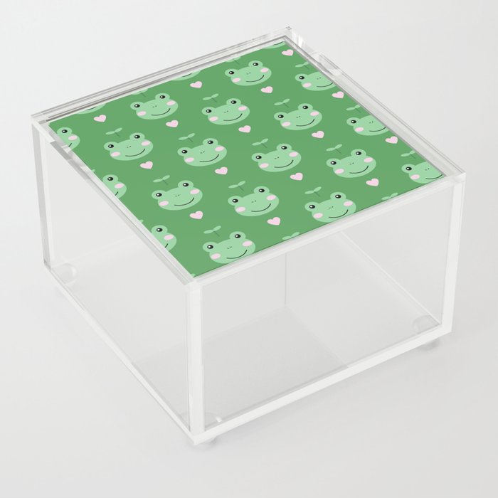 Kawaii Frogs Acrylic Box