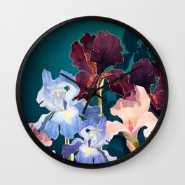 Iris Abstract Wall Clock