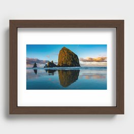 Canon Beach Reflections Recessed Framed Print