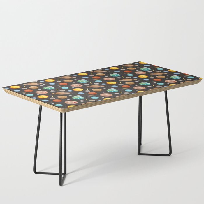 Planets Pattern Coffee Table
