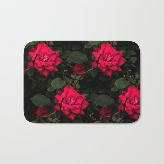 Red Roses Bath Mat