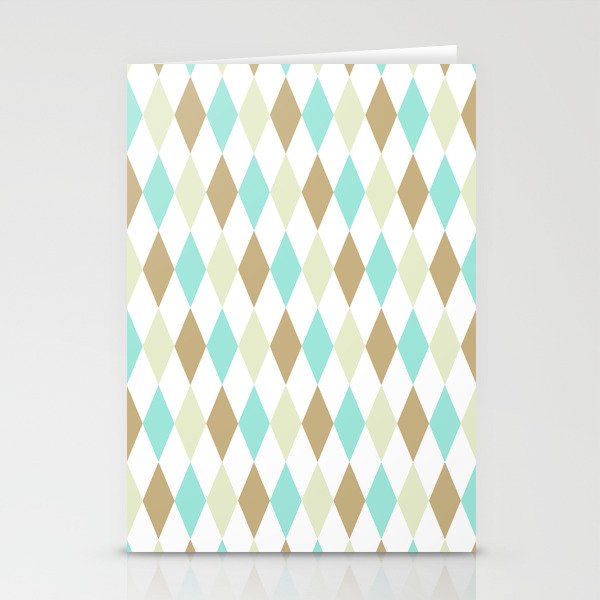 Harlequin Print in Seascape Stationery Cards