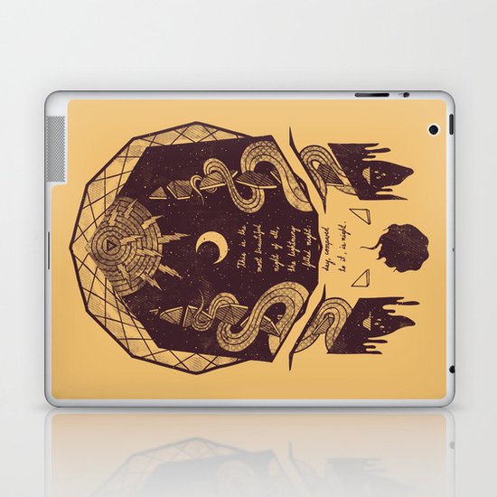 The Lightning Filled Night Laptop & iPad Skin