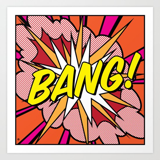 Bang! Art Print