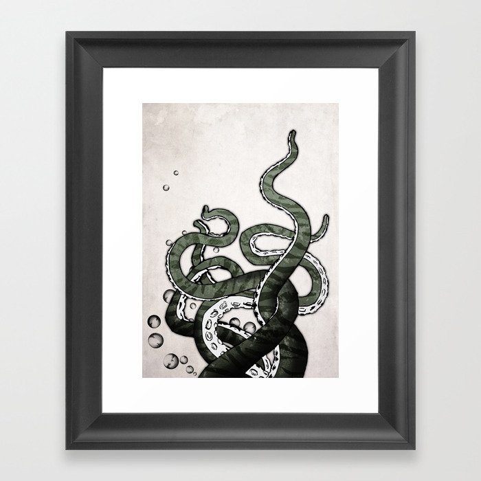 Octopus Tentacles Framed Art Print