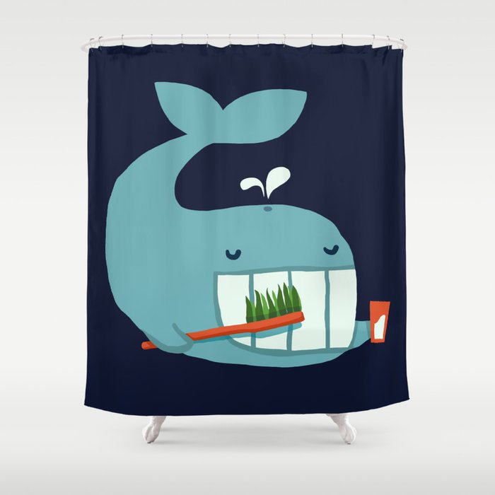 Brush Your Teeth Shower Curtain By Budikwan Society6