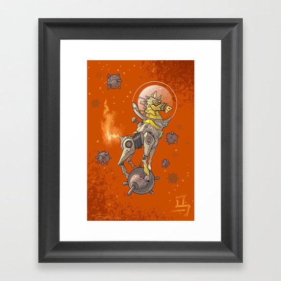 Astro Zodiac Force 07: Horse Framed Art Print