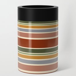 Retro 70S Stripes 3 Can Cooler