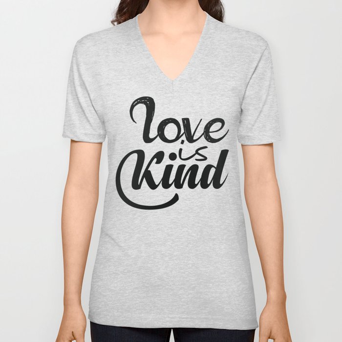 Love Is Child V Neck T Shirt