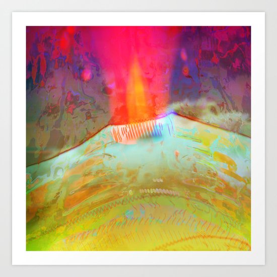Volcanic Eruption II Art Print