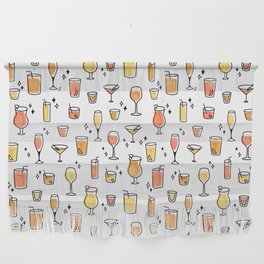 Cheers! | Cocktail Pattern | Mai Tai | Wall Hanging