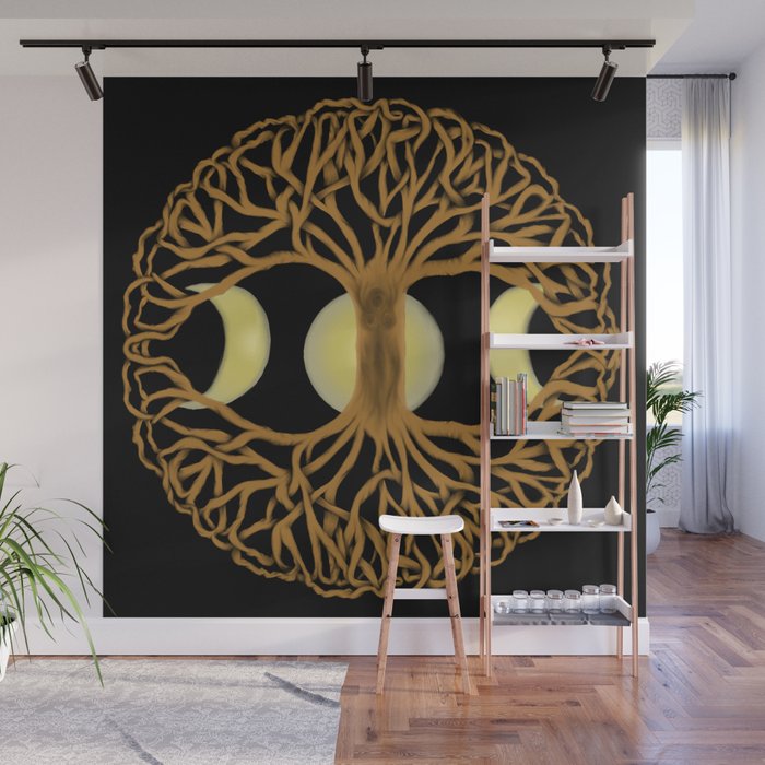 As above so below; Tree of life Wall Mural by unicornmomma ...