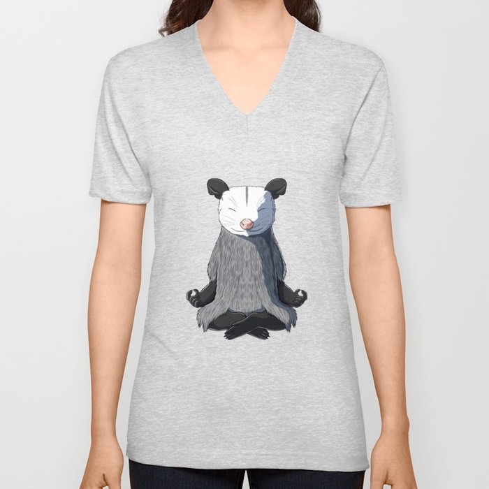 Opossum Meditated V Neck T Shirt