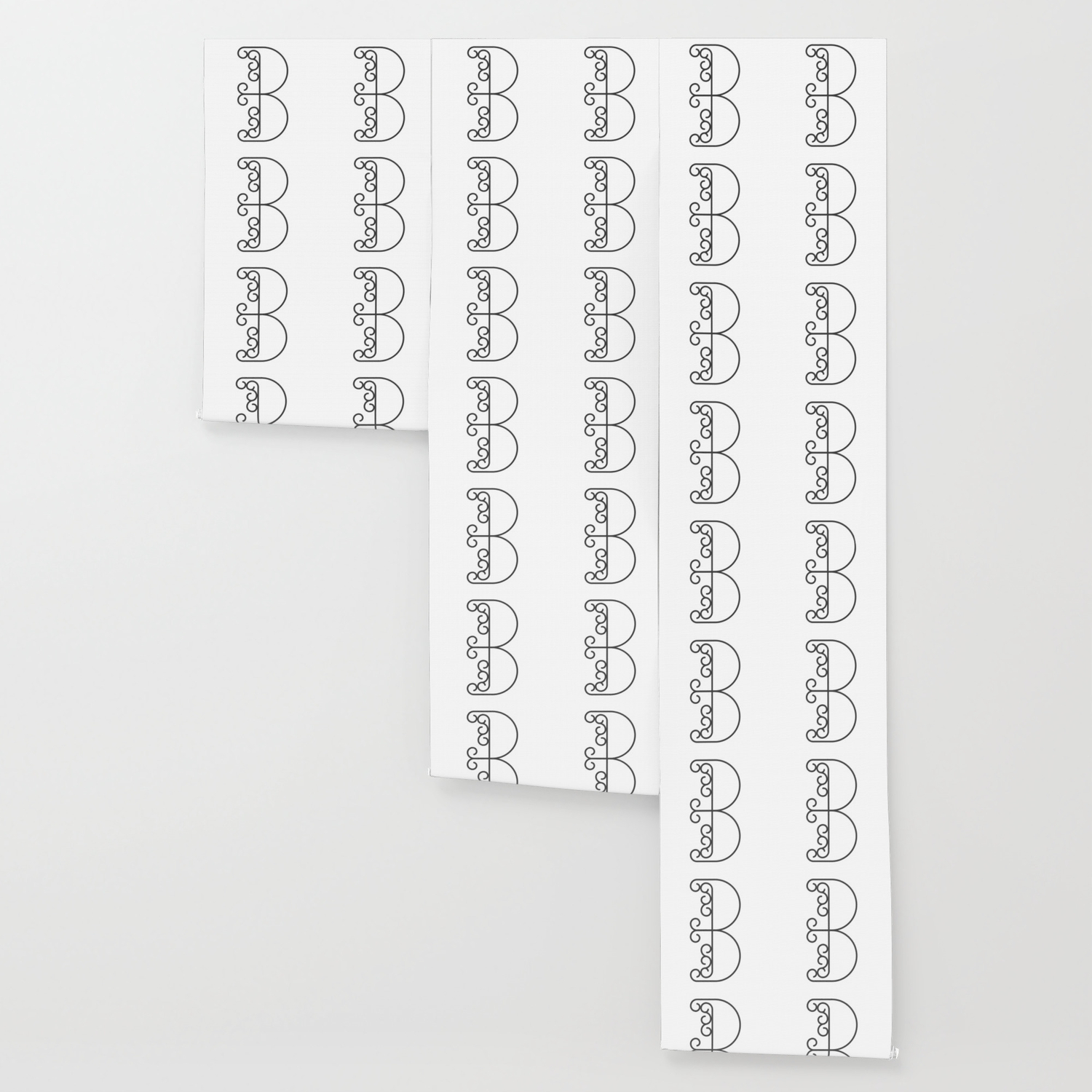 Letter B In Beautiful Design Fashion Modern Style Wallpaper By Krahovnet Society6