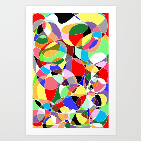 Love Doodles Art Print