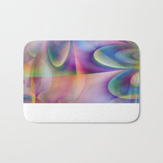 Multicolored abstract no. 72 Bath Mat