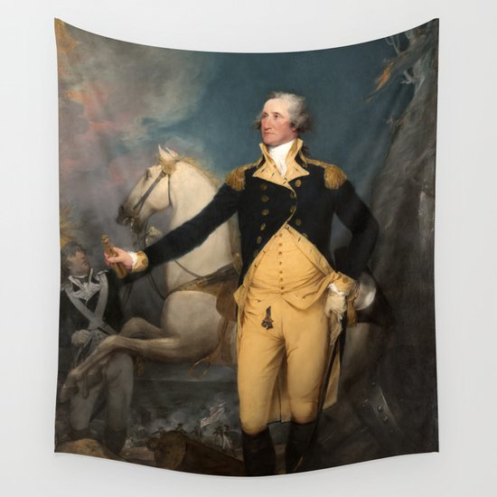 General George Washington At Trenton By John Trumbull 1792 Wall