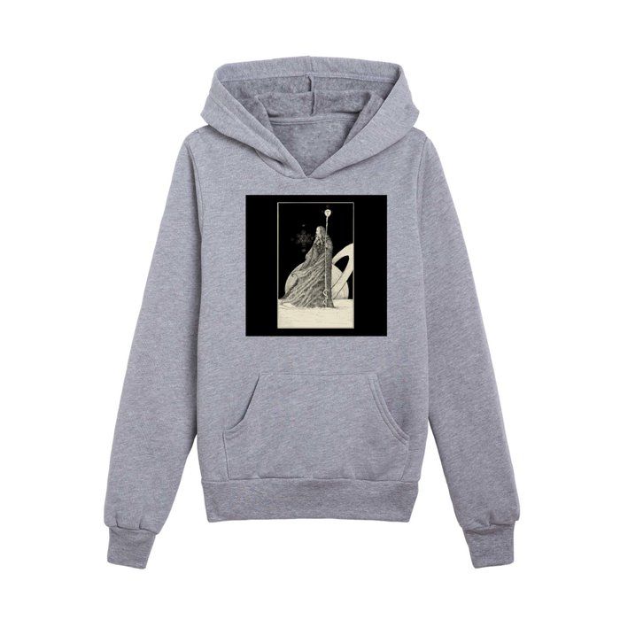 The Hermit Tarot Card - Erike Miranda Kids Pullover Hoodie