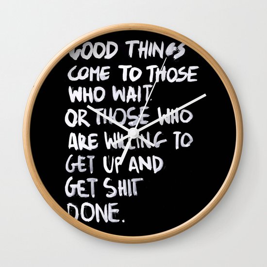 Good Things Wall Clock