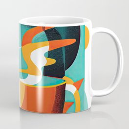 Woman and Cocktail Abstract Art #31 Coffee Mug