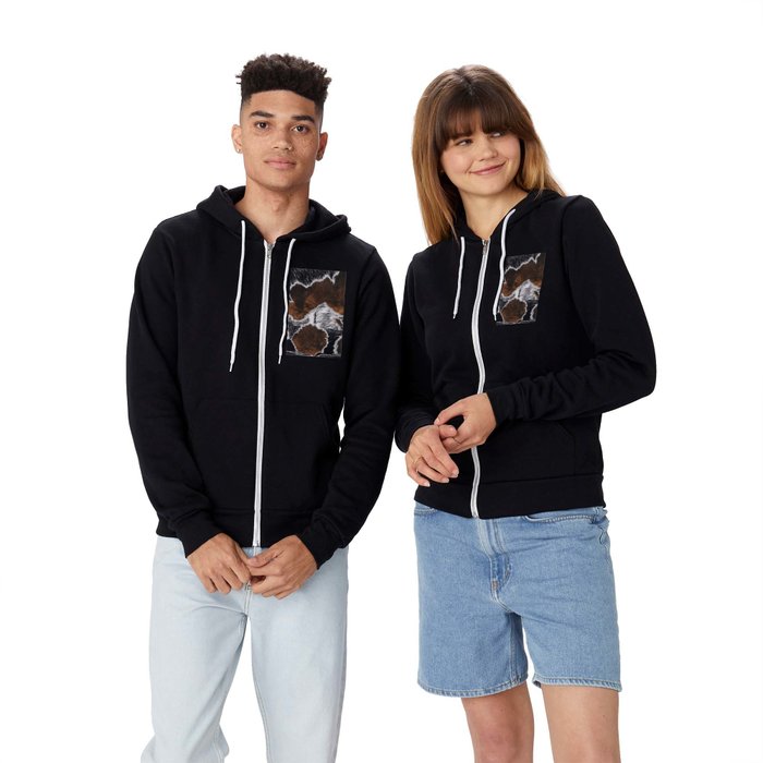 cowhide hoodie