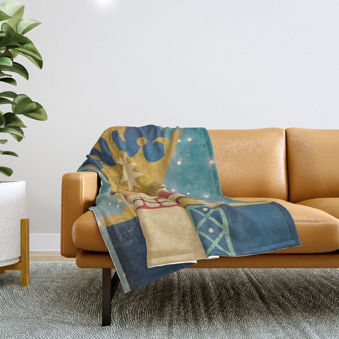 Nutcracker Throw Blanket by GrumpyBuffalo Society6