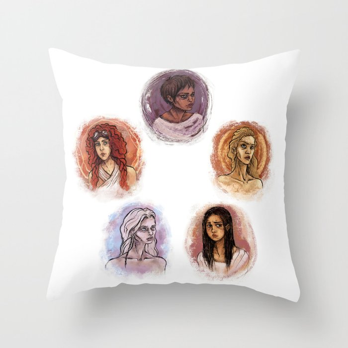 THE WIVES Throw Pillow