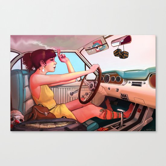 The Getaway Canvas Print