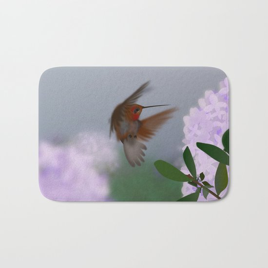 Hummingbird Bath Mat