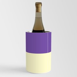 Royal Purple and Cream Wine Chiller