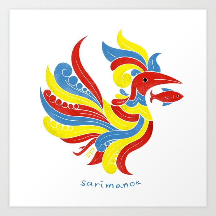Sarimanok Art Print by SariSari ni Endo | Society6