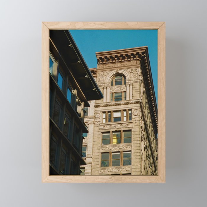 New York City Corner Framed Mini Art Print