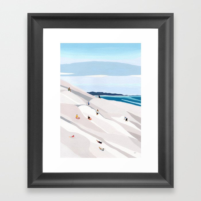 Sand Dunes Framed Art Print