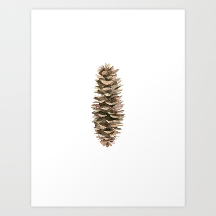 Discover the motif FIR CONE. by Art by ASolo  as a print at TOPPOSTER