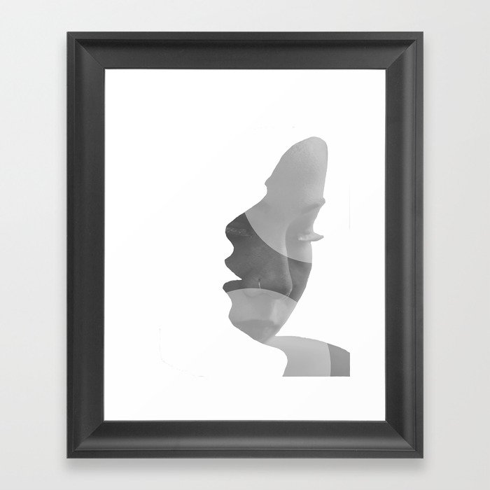Two-Faced Framed Art Print