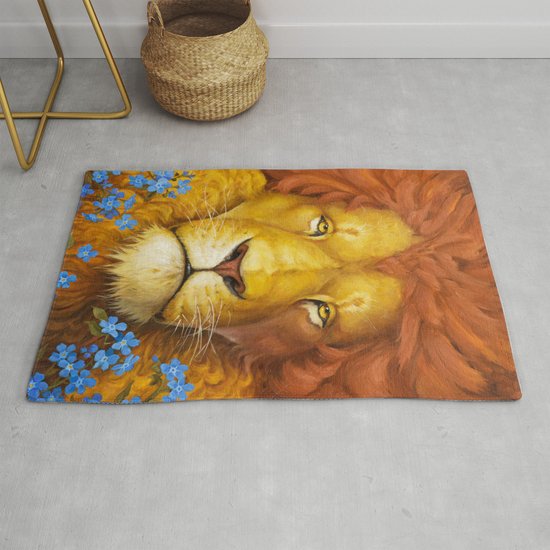 Lion Oil Painting Animal Oil Painting On Canvas Meditation Oil