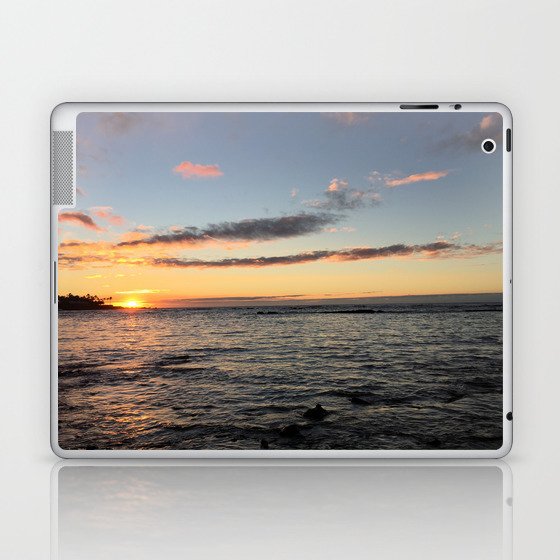 Big Island Hawaii Sunset Reflections Laptop & iPad Skin