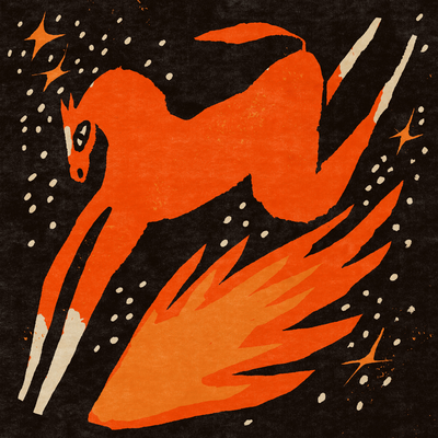Red horse Art by Eniko Katalin Eged | Society6