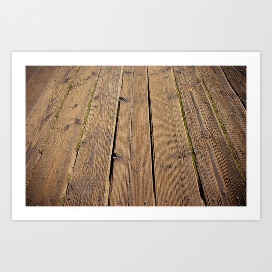 the wood Art Print