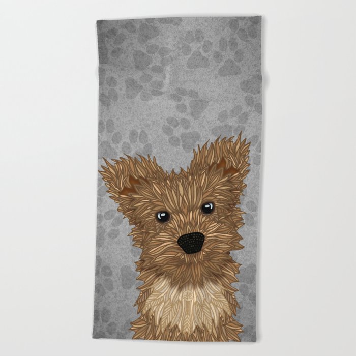 Yorkie beach discount towel