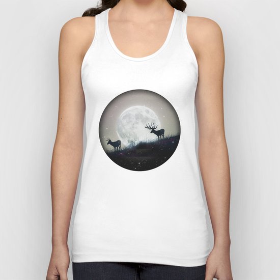 blue moon rising Unisex Tank Top