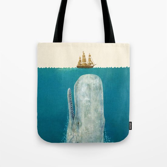 The Whale - colour option Tote Bag