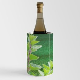 mountain oregano painted impressionism style Wine Chiller