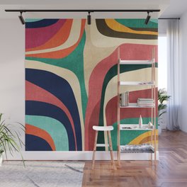 Impossible contour map Wall Mural