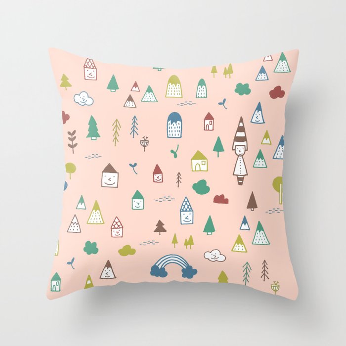 A PLACE BEYOND THE WOODS Throw Pillow