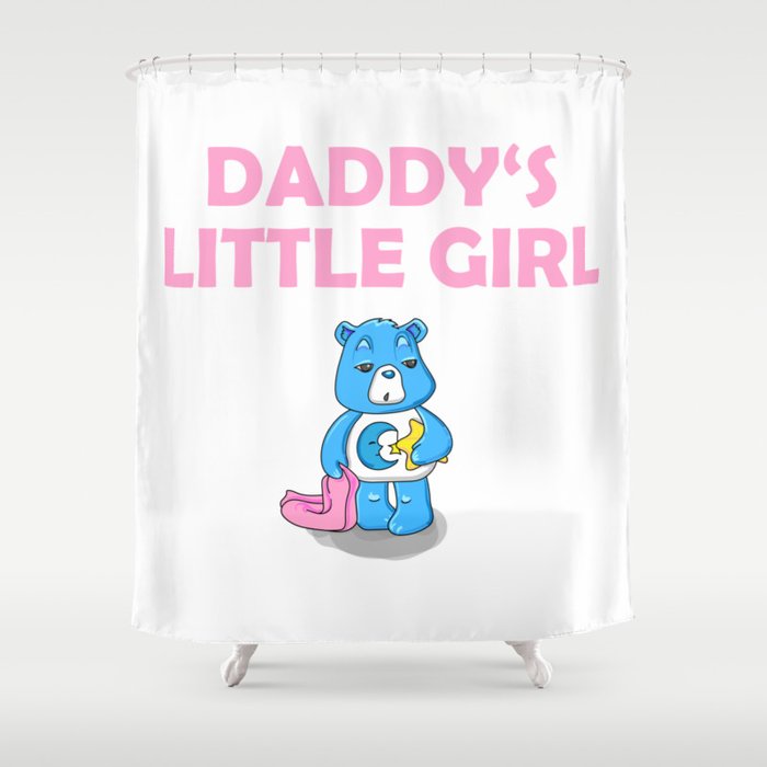 Daddy S Little Girl Brat Ddlg Ageplay Shower Curtain By Moonpie90